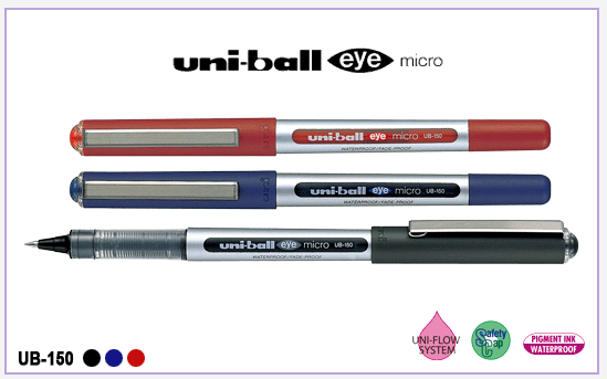 Uniball UB-150 Eye Micro ink Colour (Blue)